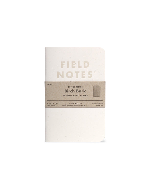 Field notes Birch Bark
