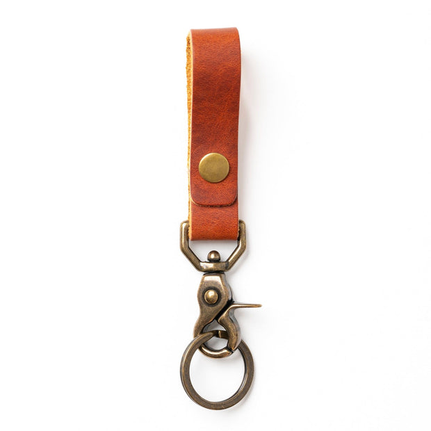 Popov Leaver Belt Loop Keychain