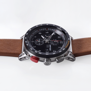 CR-01 - CHRONO WATCH WITH LEATHER STRAP
