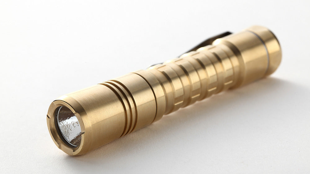 ライト・ランタン Reylight pineapple brass LED flashlight ReyLight Pineapple Brass — Killzone Flashlights